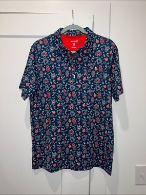 Bogey Bros Golf Co. Bad Santa Christmas Polo Shirt